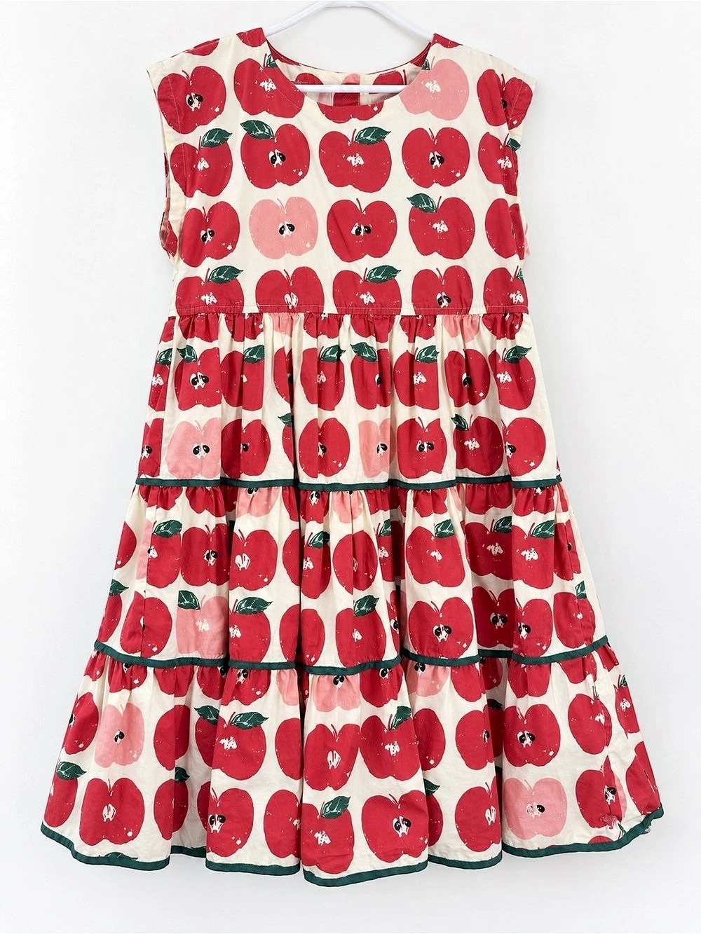 Pink Chicken Peachy Dress in Apple Stamp
Like New